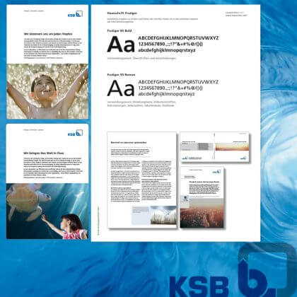 KSB Frankenthal, corporate Design, staakdesign