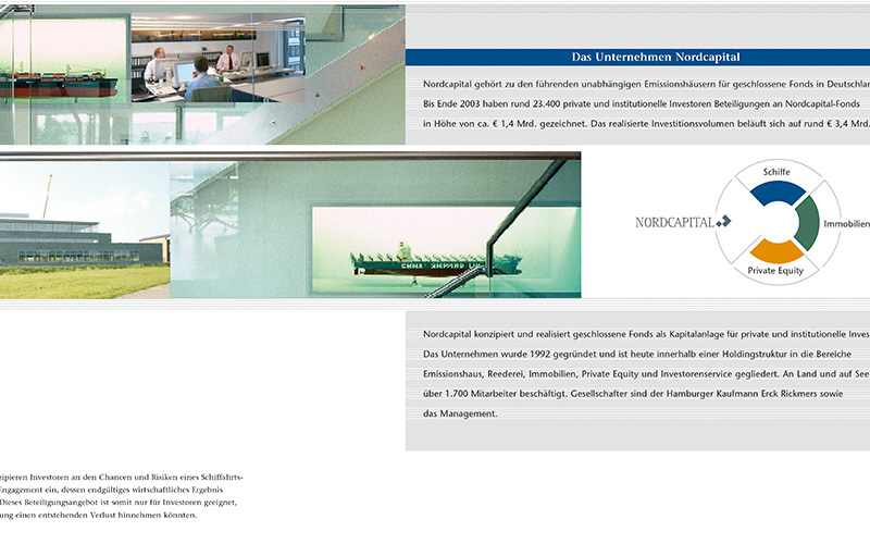Nordcapital Corporate Design CD für Nordcapital; staakdesign corporate Design