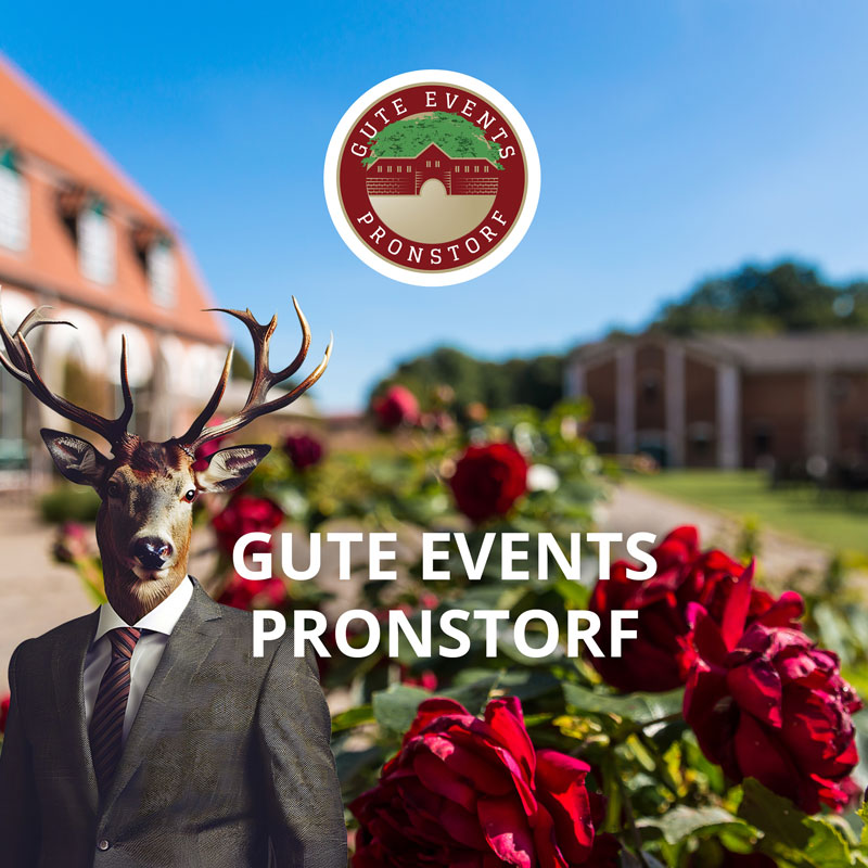 Auf Gut Pronstorf kann man heiraten und tagen. Großzügige Anlage auf dem Land in Schleswig-Holstein mit viel Platz zum Feiern